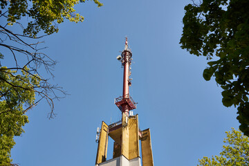wieża telewizyjna i radiowa Lublin 