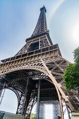 Views of the Eiffel Tour in Paris, France