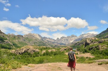 Fototapeta premium hiking in the mountains