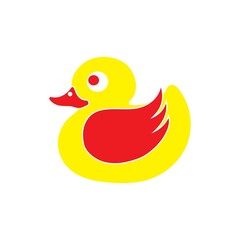 duck logo icon design vector