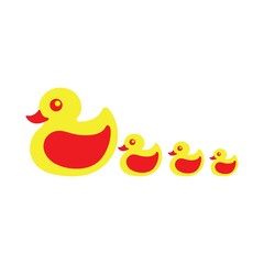 duck logo icon design vector