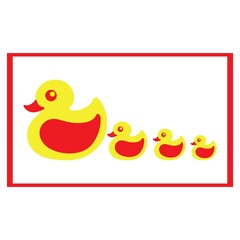 duck logo icon design vector