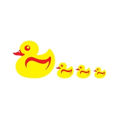 duck logo icon design vector