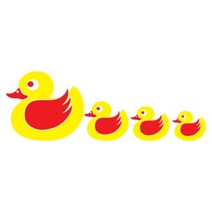 duck logo icon design vector