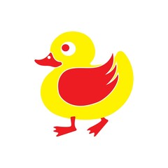 duck logo icon design vector