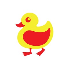 duck logo icon design vector