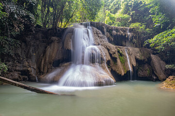 Huai Mae Khamin Waterfall (Famous place in Thailand)