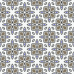 Floral vintage background with repeat patterns.Perfect for fashion, textile design, cute themed fabric, on wall paper, wrapping paper, fabrics and home decor.Seamless abstract multicolor pattern.