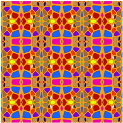 Floral vintage background with repeat patterns.Perfect for fashion, textile design, cute themed fabric, on wall paper, wrapping paper, fabrics and home decor.Seamless abstract multicolor pattern.