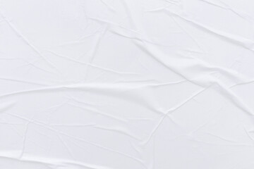 Blank white paper is crumpled texture background. Crumpled paper texture backgrounds for various purposes