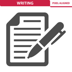Writing Icon. Contract