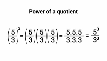 power of a quotient rule