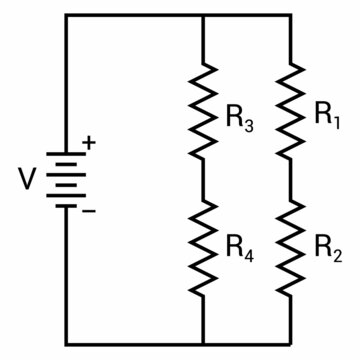 resistors in parallel diagram in electric circuit