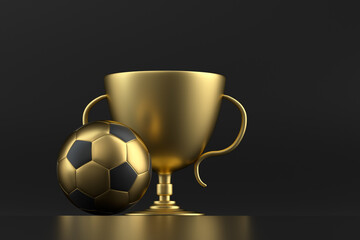 3d rendering ball sports concept