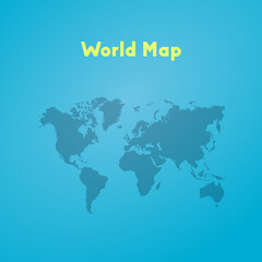 World Map Background Vector