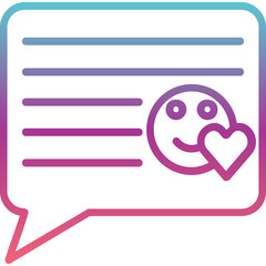 Love Message Icon 