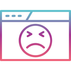 Angry Face Icon 