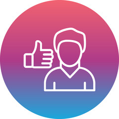 Obraz premium Like Icon 