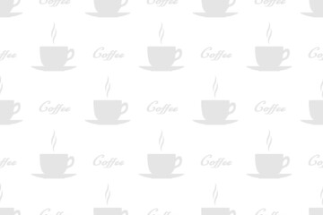 Seamless pattern on the theme of coffee.