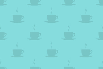 Seamless pattern on the theme of coffee.