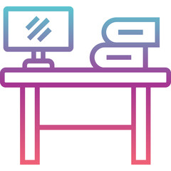 Office Table Icon 