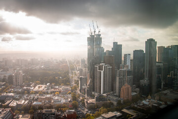 Sunrise of the City of Melbourne