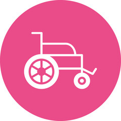 Fototapeta na wymiar Wheelchair Icon 