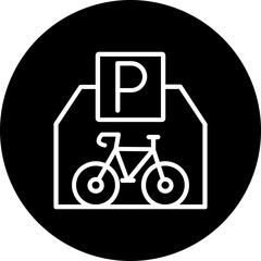 Bike Parking Icon 