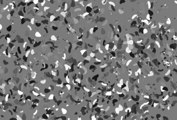 Light silver, gray vector texture with random forms.