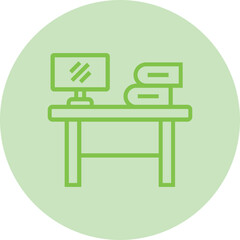 Office Table Icon 