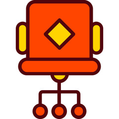 Desk Chair Icon 