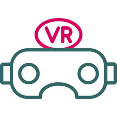 Virtual Reality Glasses Icon 