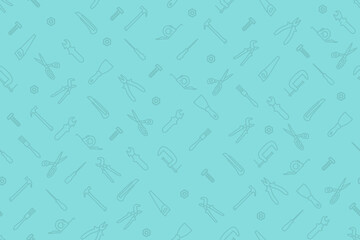 Seamless pattern on the theme of tools and repairs.
