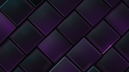 Beautiful backdrop made of glossy rectangular cells