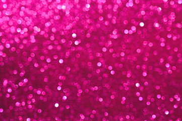 Trendy bright pink glittered and sparkling background