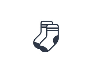 Socks vector flat emoticon. Isolated Socks illustration. Socks icon