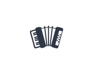 Accordion vector flat emoticon. Isolated Accordion illustration. Accordion icon