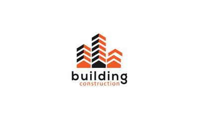 Building construction logo design vector templet, 