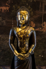 Golden Buddha Statue in Wat Suthat, Bangkok, Thailand