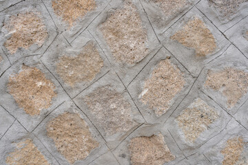 Arrangement and texture of stone walls