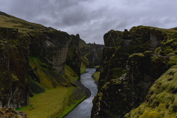 mountain river in the canyon