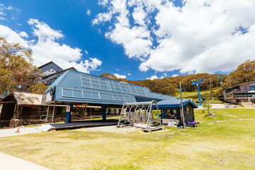 Falls Creek Village in Summer in Australia