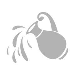 water jug icon on a white background, vector illustration
