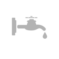 water tap icon, vector illustration