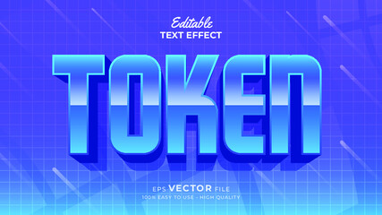 Editable text style effect - metaverse text in futuristic modern style theme
