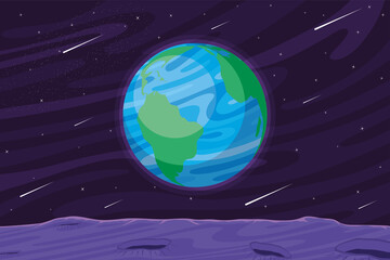 earth planet space outer