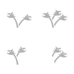 Hydra icon on a white background, vector illustration