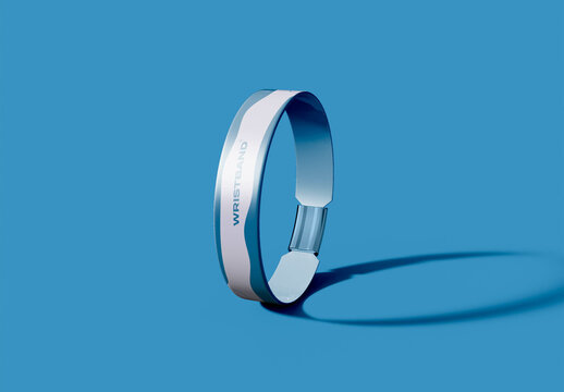 Isolated Wristband Mockup
