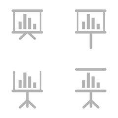 Graphic icon, economy concept, on white background, vector illustration