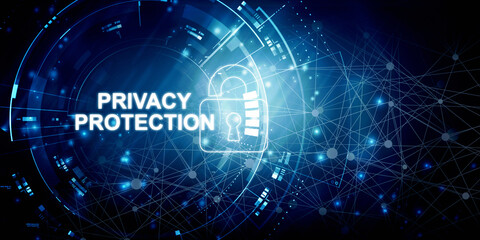 2d illustration privacy protection concept
